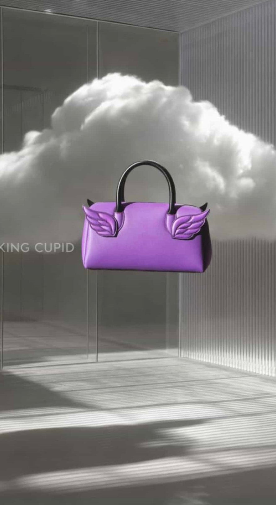 Le Angel Clutch in Purple